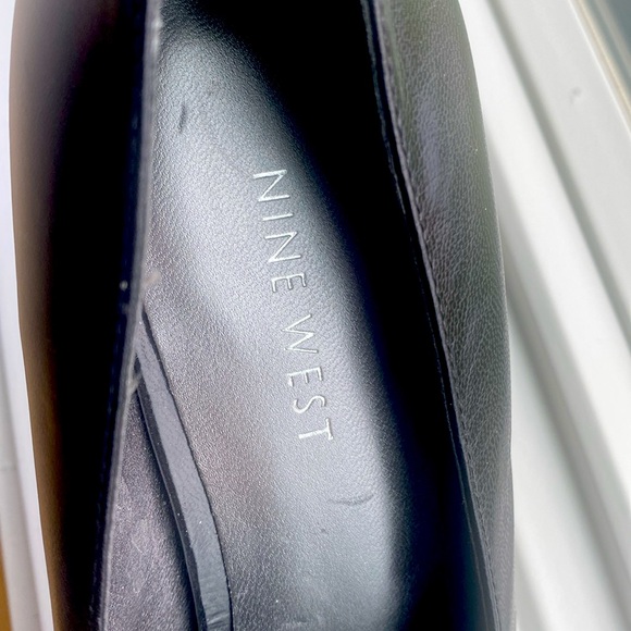 Nine West black platform size 6 1/2 never worn - Picture 3 of 4